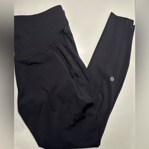 Lululemon Base Pace High-Rise 25" Leggings. Black. Size 6.